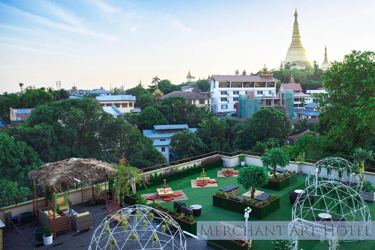 Merchant Art Boutique Hotel Yangon Exterior foto